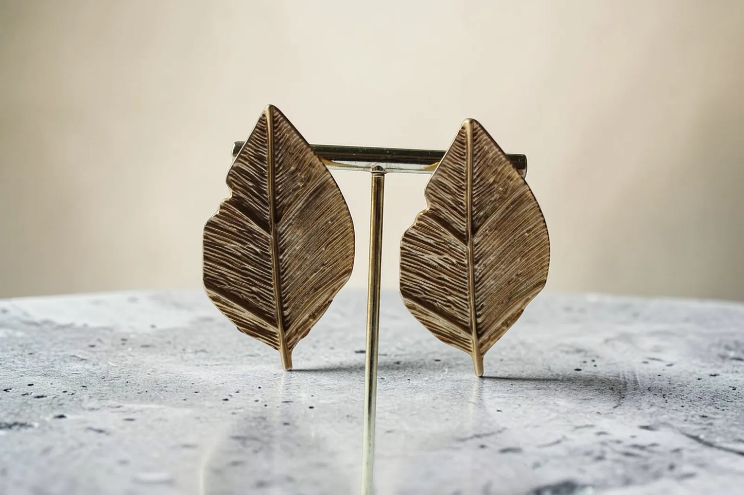 Aretes GOLDEN LEAF de Soul&Gold