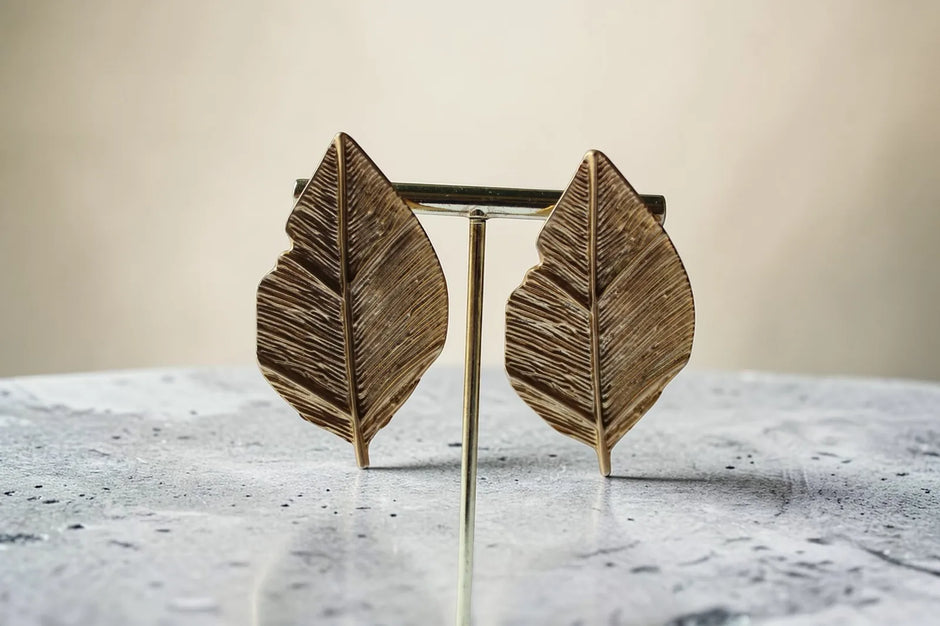 Aretes GOLDEN LEAF de Soul&Gold