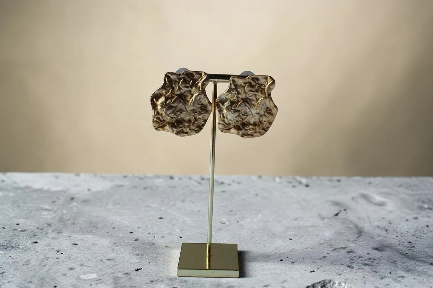 Aretes RAW GOLD de Soul&Gold