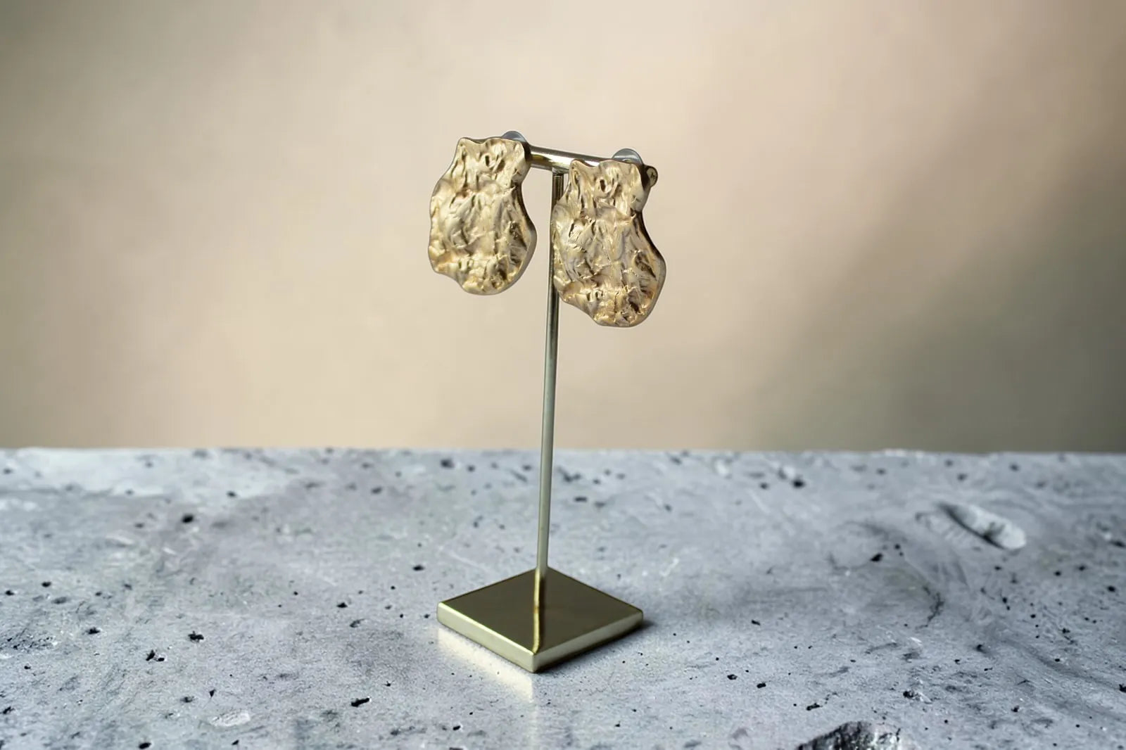Aretes RAW GOLD de Soul&Gold