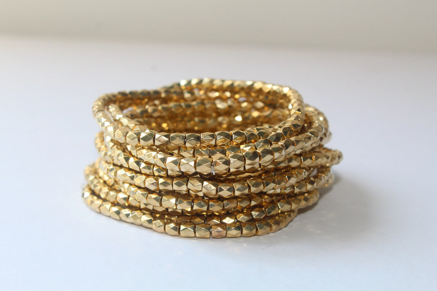 Pulseras Golden Stack (19) / Silver Stack (19) en dorado de Soul&Gold
