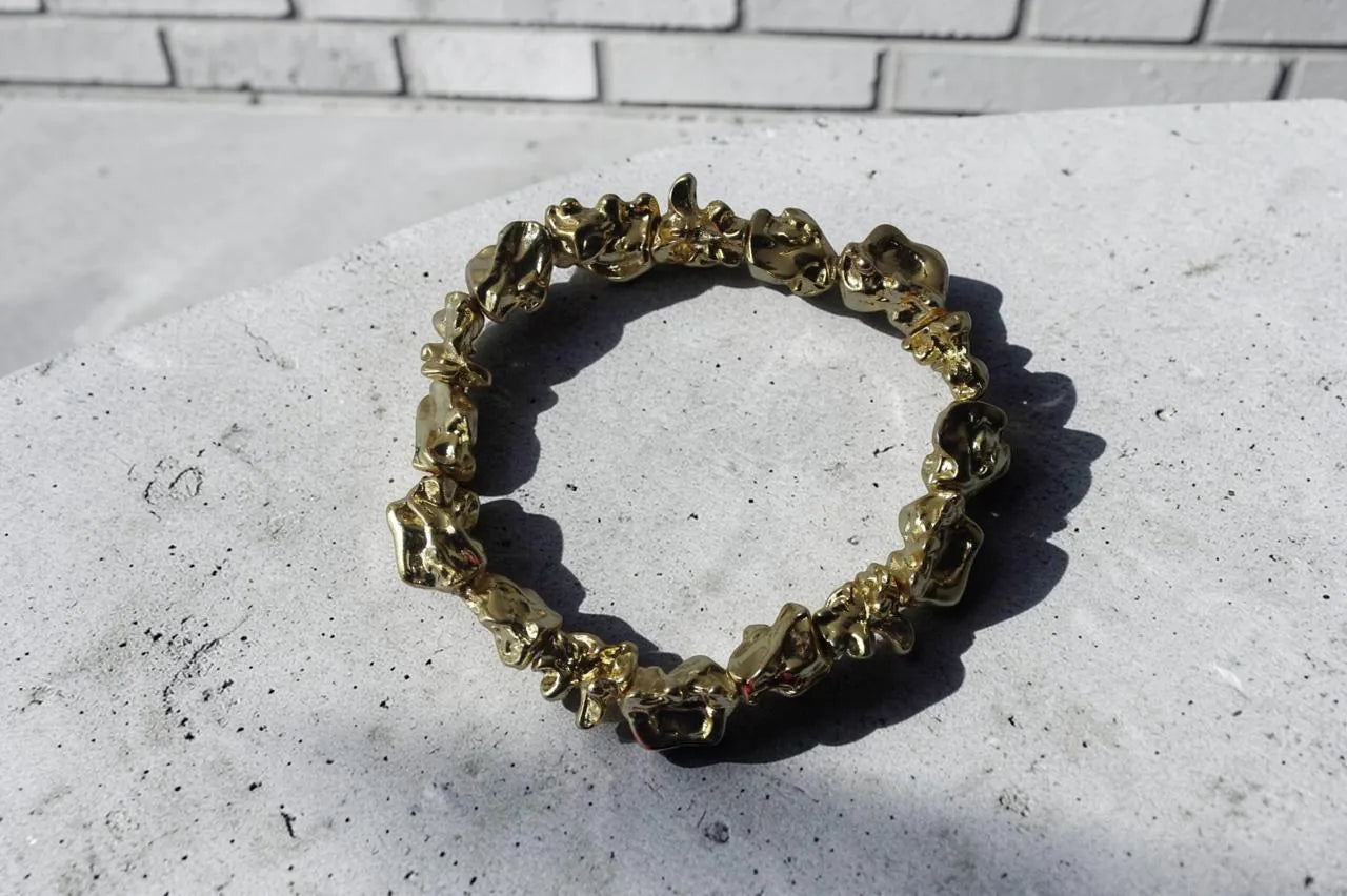 Pulseras GOLDEN MELTED PIECES de Soul&Gold